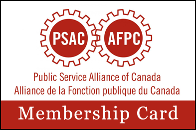 Psac Id (PSAC) Membership Card – Canada Employment and Immigration Union+